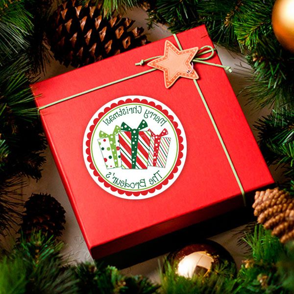 

sticker holiday decorating gift 1 roll pack 500 posts christmas