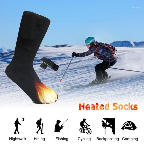 Sports Socks Caixa de bateria elétrica de inverno Aquecimento unissex A quente de caça ao pé de pé traseiro do pé de caça