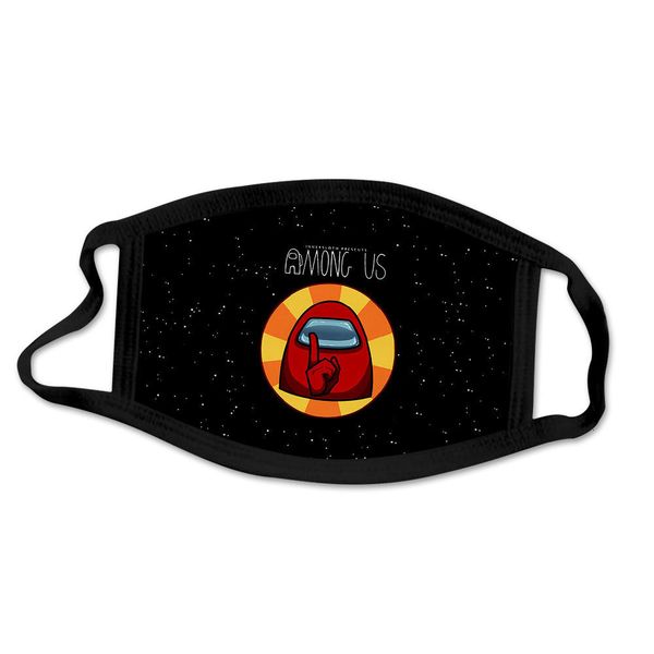 

cartoon among us grewmet mixed colors game games designer fashion facemasks printed masks custom made kid cotton mask