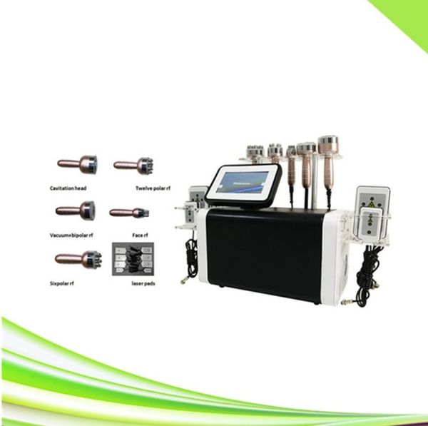 

6 in 1 fat cavitation radiofrequency rf lipo laser slimming ultrasonic cavitation machine