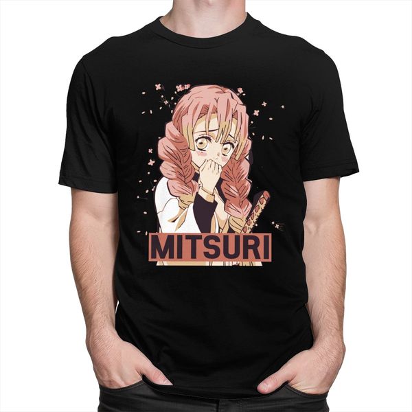 

sport kawaii kimetsu no yaiba t shirt for men cotton the love pillar of the demon slaying corps tee short-sleeve tshirt clothing
