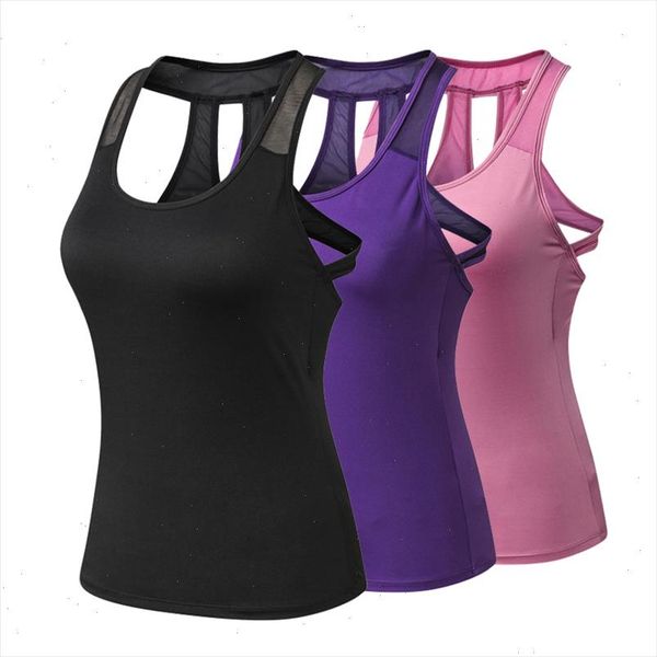 

womens running vest summer sports shirts back tanks tees 2021 autumn sleeveless gym tights quick dry jogging vest, White