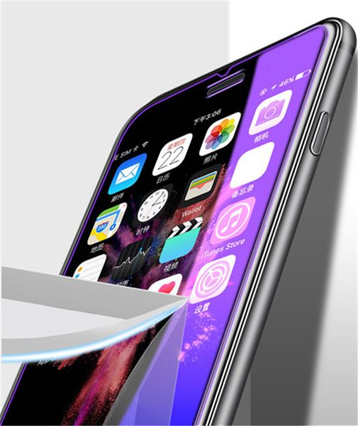 

wholesale for iphone tempered glass film full front blue light resistant screen protector for iphone 11 x xs max 8 7 6 5