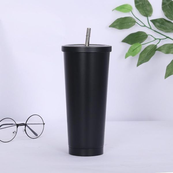 

capacity color large 304stainless straw mug sale tumbler coffee cup vacuum new 750ml steel solid wmttyj petsyard