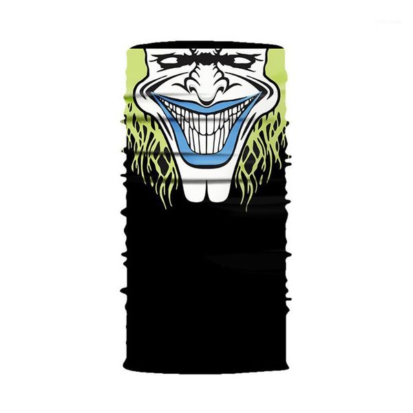 

scarves 3d seamless magic neck gaiter face cover cycling fishing bike ski camping bandana halloween headband scarf men women party1, Blue;gray