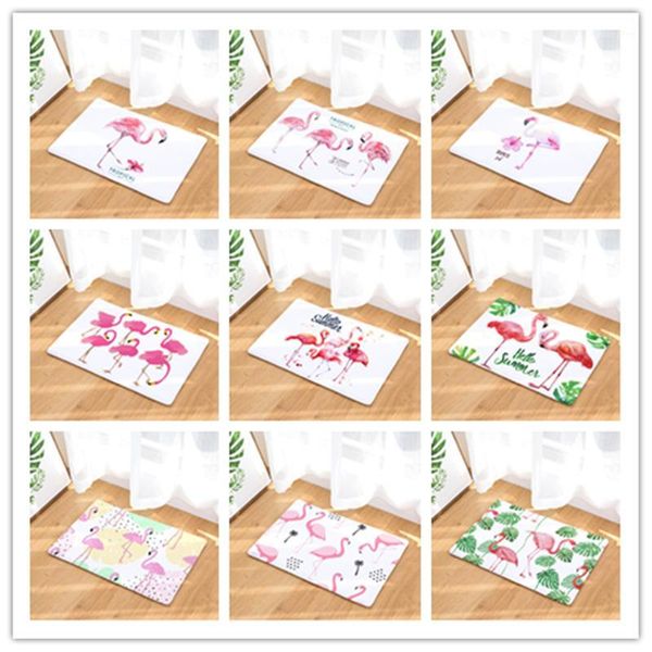 

cushion/decorative pillow nordic style flamingo mat bedroom rug kitchen bathroom rectangular door1