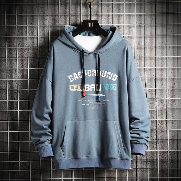 

2021 new winter/autumn harajuku hip hop sweatshirt letter print hoodies men women pullovers hoodie iuz3, Black