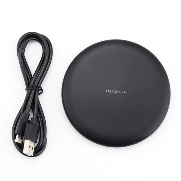 

10w fast wireless charger for smartphone wireless charging pad for samsung s9 note 9 s10 plus charger with cable in retail box