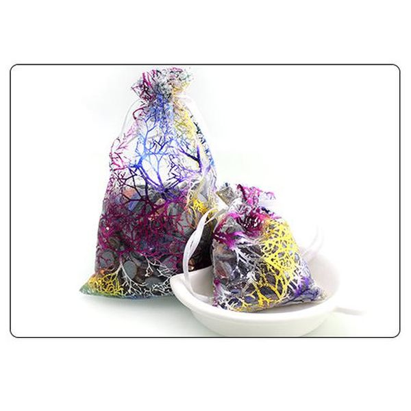 

100pcs lot mixed color 3 sizes organza gift bag favor packing bag for christmas wedding gift packingjewelry packaging display wmtlpc