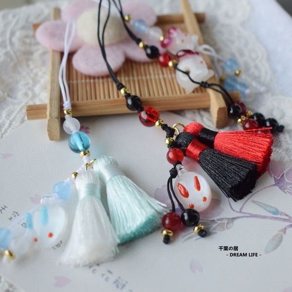 

ye magic road derived blue machine wei wuxian forget envy rabbit antique mobile phone tassel pendant accessories