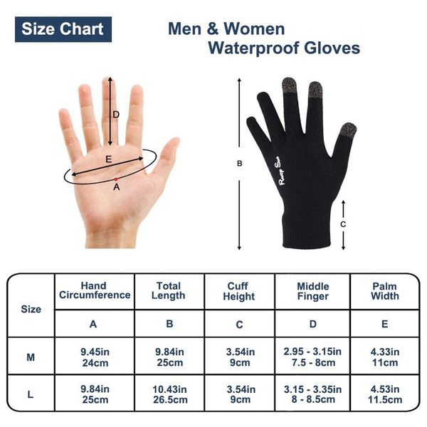 

рэнди солнце снег лыжа на велосипеде водонепроницаемый мотоцикл перчатки на открытом воздухе спортивные работы рыболовные лодки перчатки ran, Black