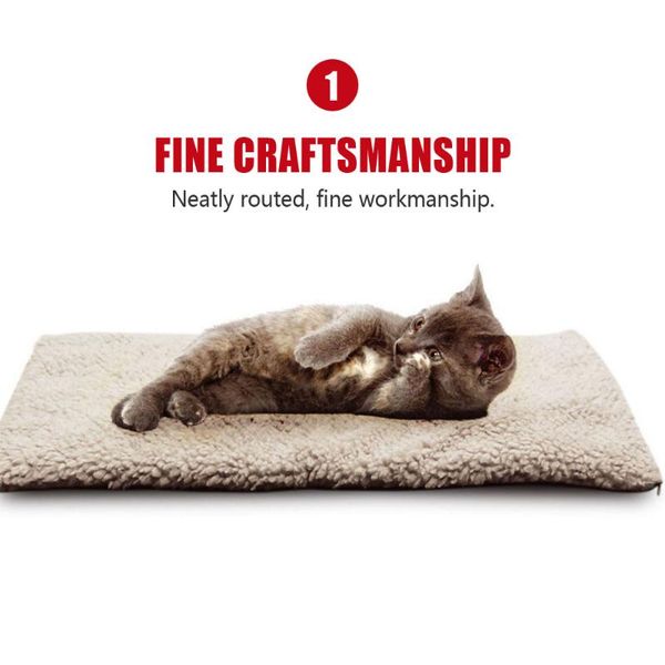 

cat beds & furniture self heating pet blanket pad bed room durable soft cats
