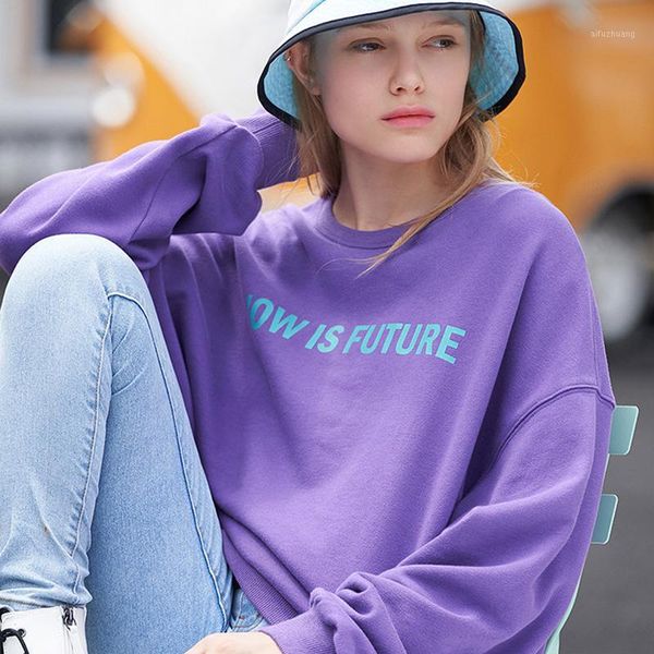 

toyouth women sweatshirt warm winter hoodie fall harajuku casual letter print long sleeve pullovers female tracksuit 20191, Black