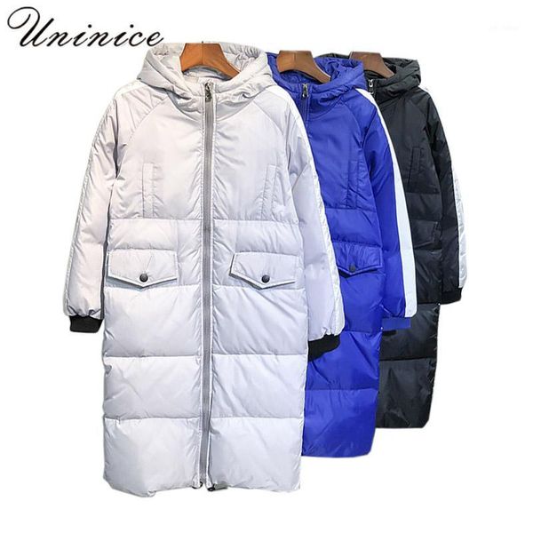 

new men's down coat plus size 5xl winter coats 90% white down jacket male long thick out warm coats printed teenager1, Black