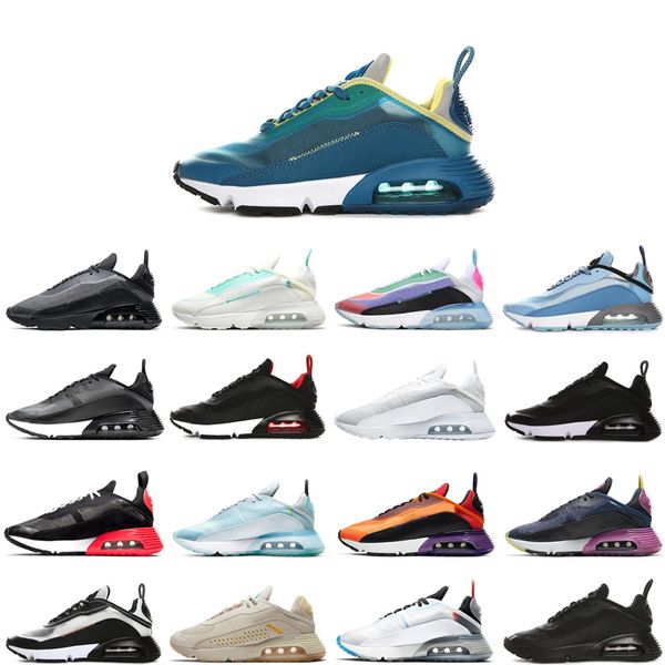 

2020 new fashion airscushion white magma orange women sport shoes pure platinum duck camo triple black trainers sneakers