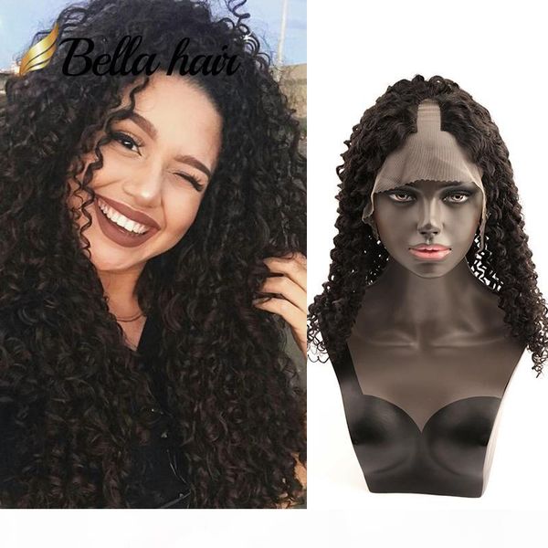 

регулируемые малая открытый 1дюйм * 2inch u часть человеческие волосы парики для black женщина передняя рука связала волосы париков accept c