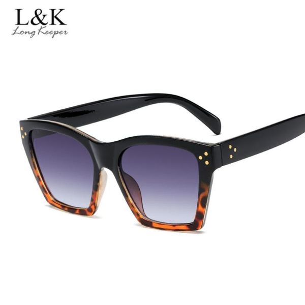 

sunglasses classic cat eye women brand designer fashion square gradient lens sun glasses vintage shades lunette de soleil femme, White;black