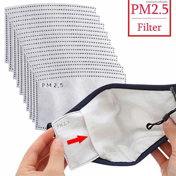 

200factory moq pm2.5 mouth pad 5 layers replaceable filter for designer mask