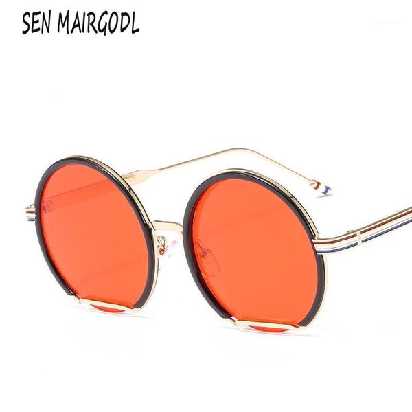 

classic retro round gradient sunglasses women men vintage fashion punk sun glasses gray black red eyeglasses lunette de soleil1, White;black