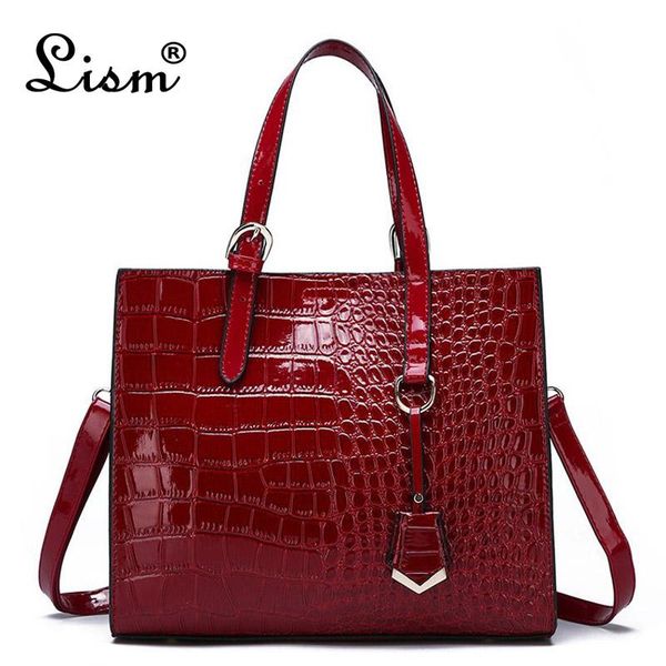 

2020 luxury crocodile handbags women bags designer brand famous women shoulder bags pu leather tote bag