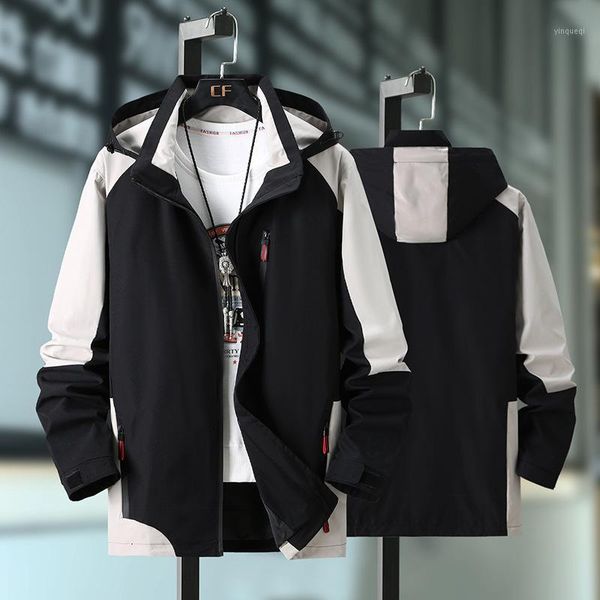 

plus size 10xl 9xl 8xl 7xl 6xl casual england style new 2020 spring autumn jacket men brand clothes plus with hoodies1, Black;brown