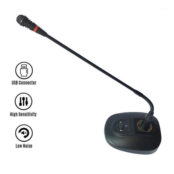 

usb computer microphone deskwired microphone cardioid condenser mic adjustable neck plug & play for pc lapconference1