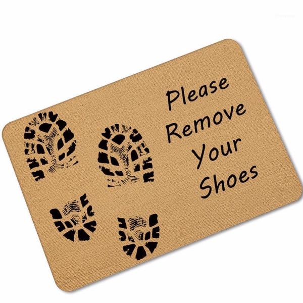 

cushion/decorative pillow please remove your shoes door mats thin rubber carpet humorous funny words entrance indoor floor mat non-slip welc