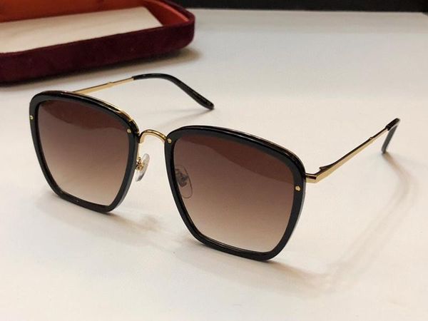 

0673 fashion new designer sunglasses retro half frame sunglasses vintage punk style eyewear uv400 protection come with box 0673s, White;black