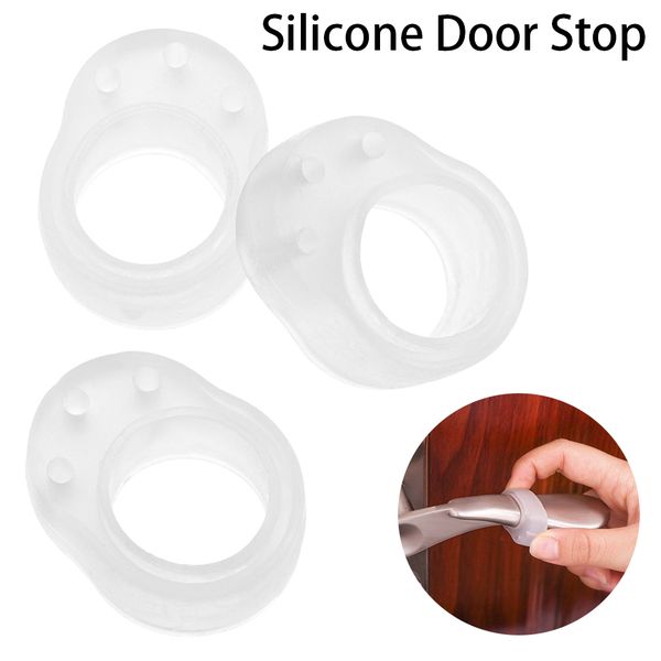 

silicone door stransparent door handle anti-collision buffer buffer to protect walls and furniture door skitchen bedroom