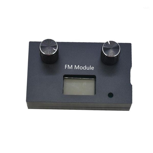 

dsp & pll digital stereo fm radio receiver module 87-108mhz with metal case1