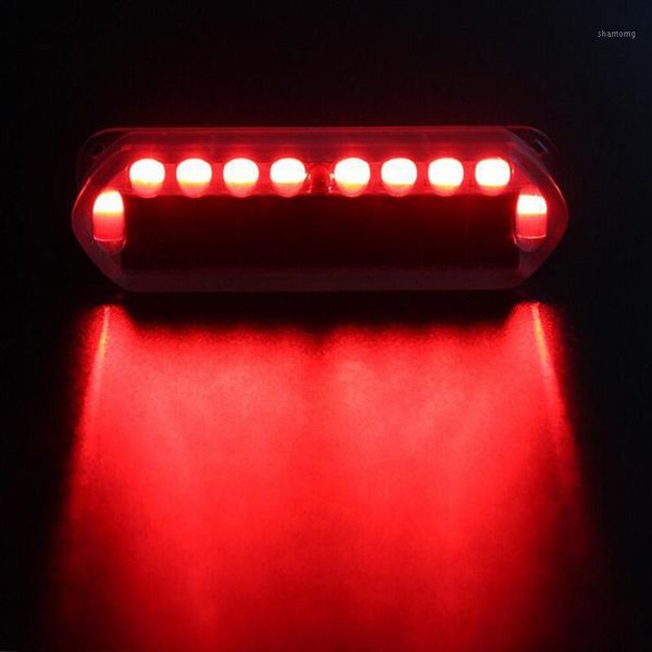 

bike lights solar power biking led warning light headlight universal anti-collision easy install1