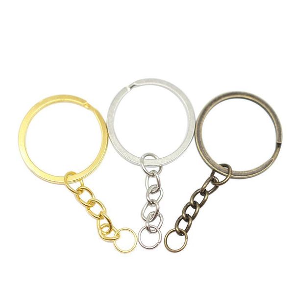 

10 pcs/lot key ring bags toys keychain clips key hook chain jewelry making keyfob diy keychain acc qylqht