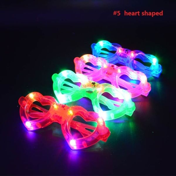 

uzid7u factory price man boy girl blinking led blind woman light up flashing glasses eye mask glow party supplies wedding decor 5 n