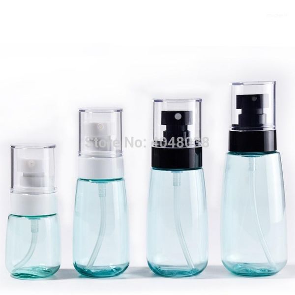 

30ml 60ml 80ml 100ml plastic spray bottle upg blue clear pink empty cosmetic containers portable mist spray bottle 10pcs 25pcs1