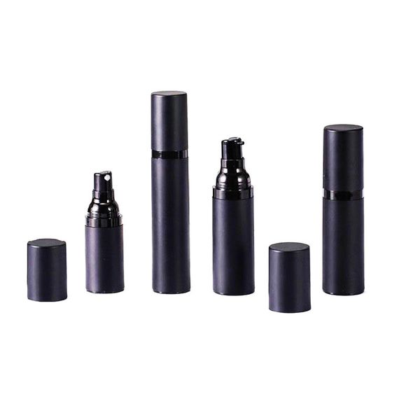 

empty spray pump black frosted as plastic airless lotion bottles 15ml 30ml 50ml cosmetic sub-bottle dhc2967