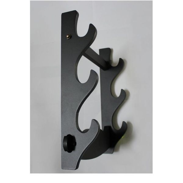 

three layer wall mount bracket hang samurai sword katana wakizashi tanto holder stand hanger thr sqcayg