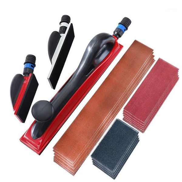 

sanding pad 1pc sanding block hand dust extraction 5"-16" grinding holder hook loop drywall vacuum polish tools1