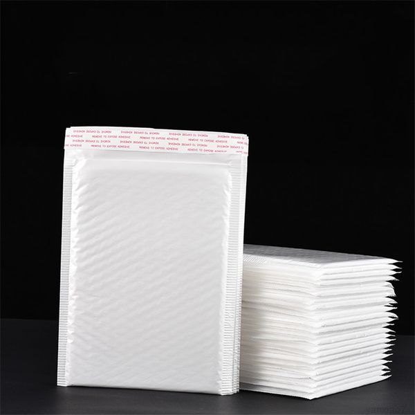 

white pearl film clothing packaging envelope bulle bag mailer padded shipping envelopes with bubble mailing bags a05