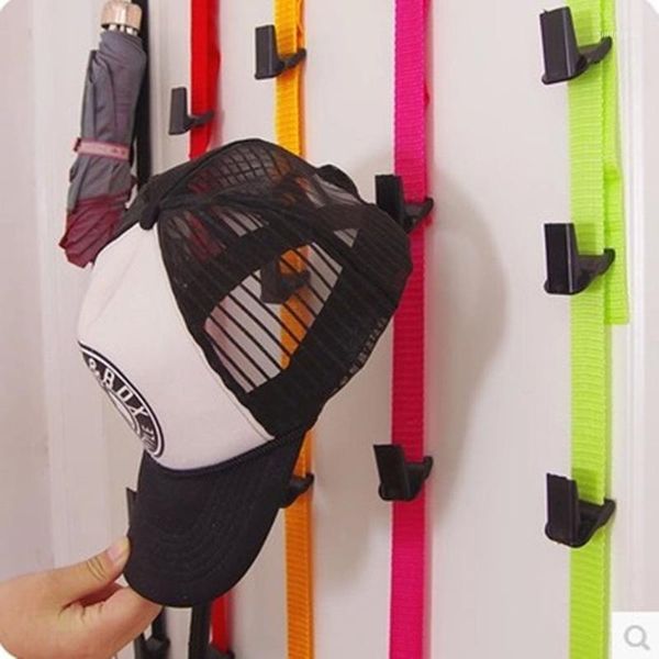 

multifunctional design baseball cap rack holder rack organizer storage door closet hanger one piece1