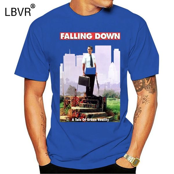 

falling down movie poster men funny fashion harajuku homme 2020 short sleeves mens clothing hoodie designers t shirts sweatshirt