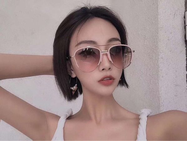

seri gradient new sunglass pearl ladi color sunglass sunglass, White;black