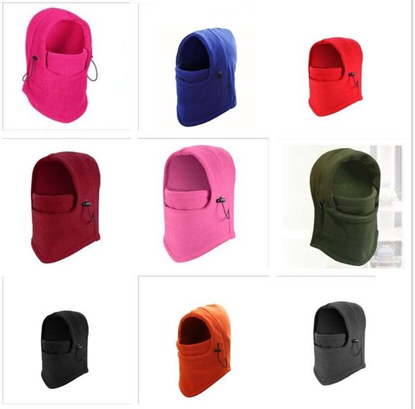 

adults outdoor fleeced hat windproof full face mask caps cs tactical masks scarf winter warm ski cycling riding caps head cover f102103, Yellow