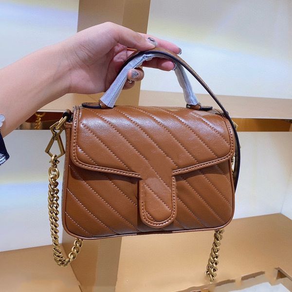 Marmont Bags Chrips Bag 2022 Hot Top Designers High Luxurys классический Crossbody Сумки женские Любовь плечевой сумочка Сцепление Tote Леди Кошельки цепи Покупки ТАТы