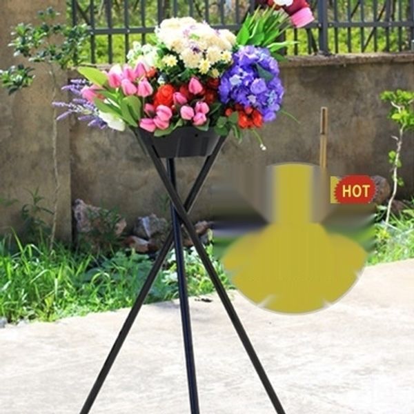 

qdqch stand rack triangle selling trigeminal opening basket iron iron stand tripod basket flower flower selling t7fpk