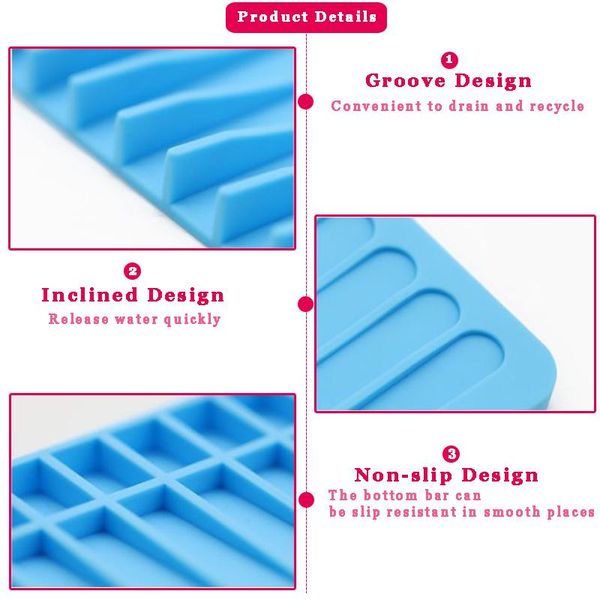 

портативное мыльное блюдо ванная комната слой гибкие мыльные блюда блюда комбинированный держатель для хранения дубитель для хранения soapbo