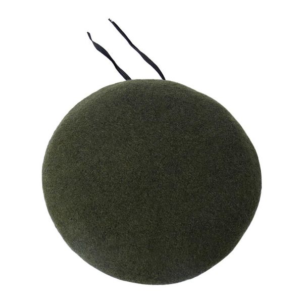 

men women solid fashion flat adjustable cap dome hats spring soft gift artists wool felt beret painter style vintage, Blue;gray