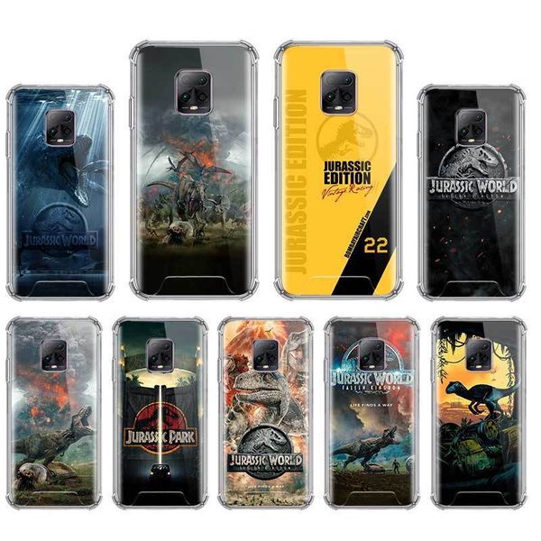 

jurassic world ginosaur case for xiaomi redmi note 8 8t 9s 9 9a 9c 7 6 10x 4g k30 pro zoom airbag anti fall mobile phone fundas