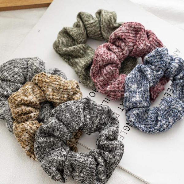 

ruoshui woman winter plaid hair ties girls scrunchies women hair accessories headwear elastic hairband pontail holders rope