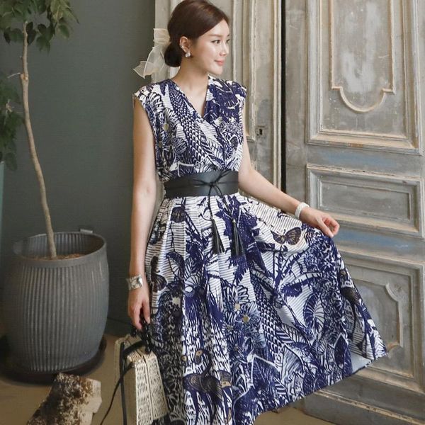 

new arrival runway 2020 summer luxury korean dress women brand elegant vintage clothing dresses with belt vestidos, Black;gray