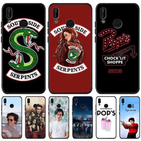

qahuawei mobile phone soft silicon sheath, huawei p8 p10 p20 p30 mate 10 20 honor 8 8x 8c 9 10 lite plus pro, american riverdale tv softlk